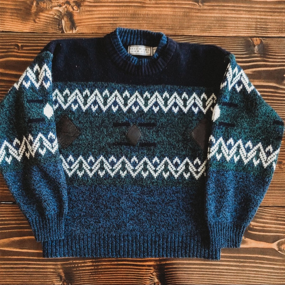 GRANDPA VINTAGE 80s MICHAEL GERALD sweater